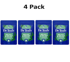 Dr Teal's Pure Epsom Salt Soaking Solution, Relax  Relief with Eucalyptus 4Pack
