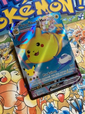 Flying Pikachu VMAX 007/025 Holo Rare VMAX Celebrations Pokemon