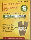 Wart Corn Remover Pads for Feet: 42 Pack 40% Salicylic Acid Extra Strength