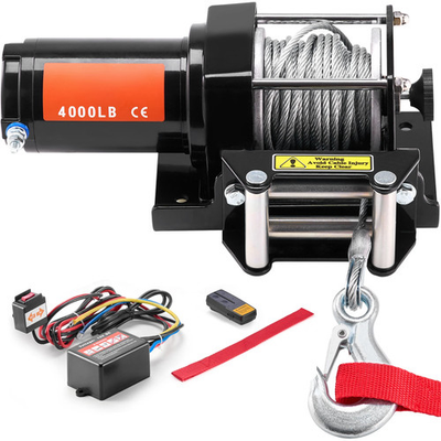#ad 4000lb Electric Winch ATV UTV Truck 39ft Steel Cable Wireless Remote Heavy Duty $109.99
