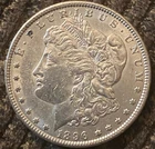 1896 Morgan Silver Dollar Outstanding Luster Excellent Condition A Real Gem!