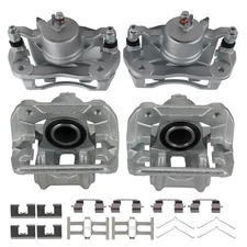 4PCS Front Rear Brake Caliper Set for Honda Element 2003-2011 19B2663 19B2662