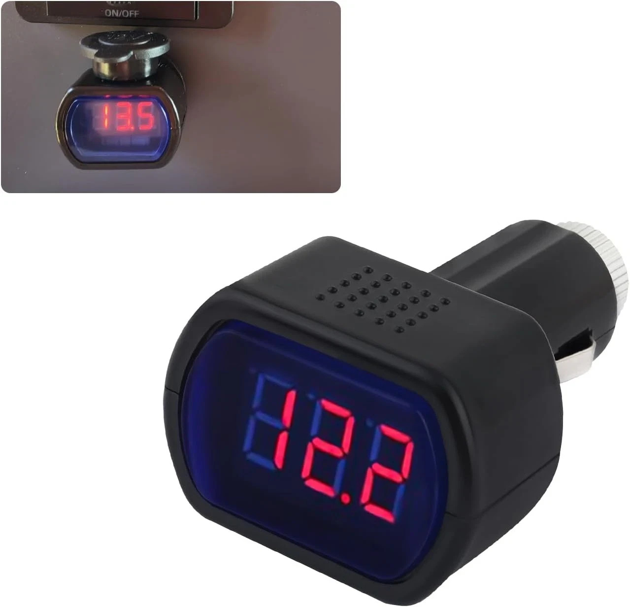 Voltage Meter Digital Display 12v Battery Monitor