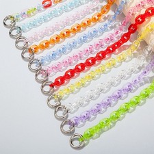 Replacement Women Transparent Acrylic Purse Chain Strap Shoulder Crossbody Bag #