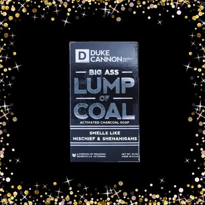 Duke Cannon Big A** Lump Of Coal Big Brick of Soap for Men 