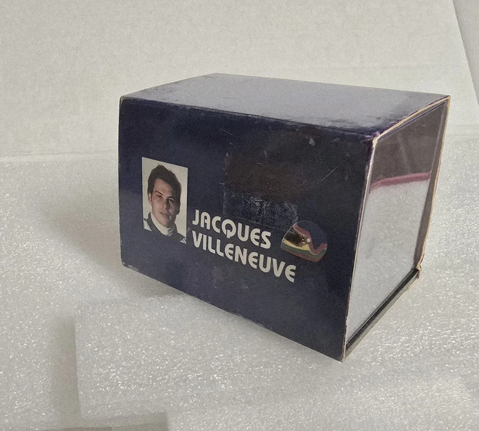 RARE Jacques Villeneuve 1997 Bell Winner Silverstone 1:8 Minichamps  Helmet - Image 2 of 4