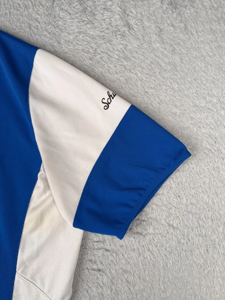 Schwinn Cycling Jersey Adult 2XL XXL White Blue Full Zip Short Sleeve Pockets - Image 2 of 4