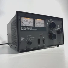 RARE Heathkit SB-1000 Linear Amplifier Very Clean - Bright Lights Powers On