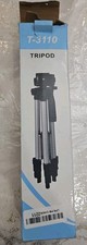 Tripod Aluminum Portable Travel for Camera and Mobile Stand T-3110 New Open Box