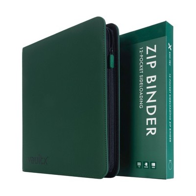 Vault X Exo-Tec Zip Binder 12 Pocket, 20 Double-Sided Pages, 480 Side-Loading Sl