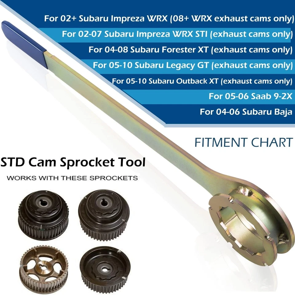 Kit de herramientas de piñón de leva Subaru AVCS STD para EJ255 EJ257 WRX STI Forester Legacy Foto 3 de 4