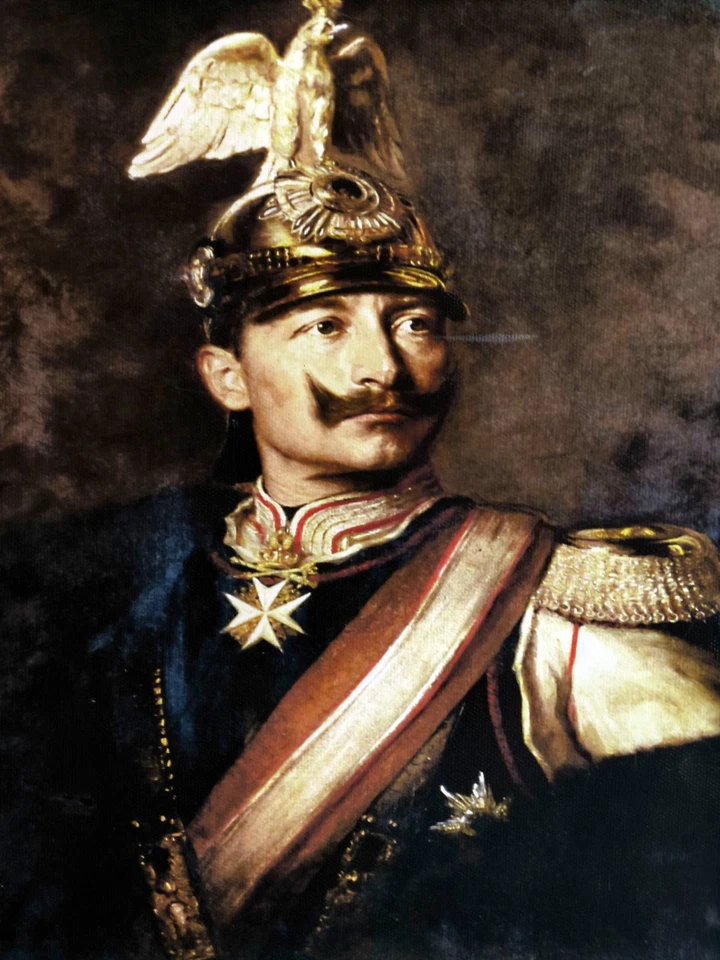 Wilhelm II.  in Uniform, letzter deutscher Kaiser u. letzter  König von Preußen - Bild 3 von 4