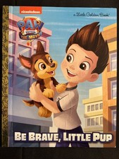 Vtg A Little Golden Book Paw Patrol The Movie Be Brave, Little Pup 2021 4039