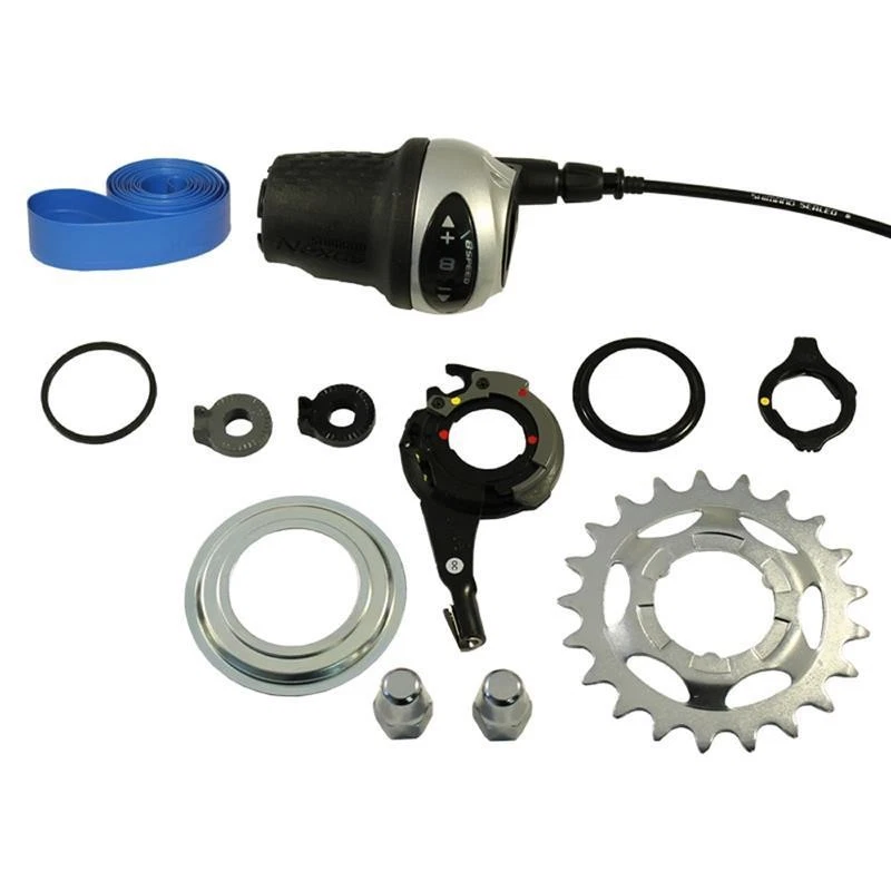 Laufrad 26 Zoll Hinterrad Hohlkammer Shimano Nexus 8 Gang Nabenschaltung schwarz - Bild 3 von 4