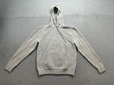Old Navy Women Sweatshirt M Gray Hoodie Pocket Cotton Blend Stretch Pullover