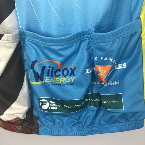 VOmax Tour De Shore Multi Color Cycling Jersey Size Men’s Medium - Picture 8 of 9