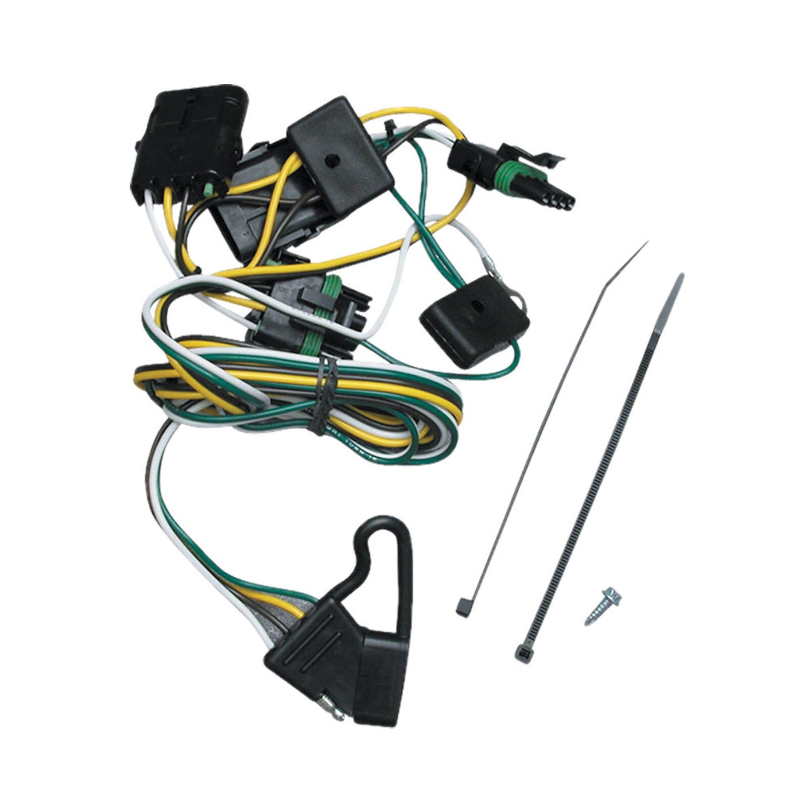 Tekonsha T-Connector 4-Way Flat Custom Harness for 91-97 Wrangler YJ TJ 118356