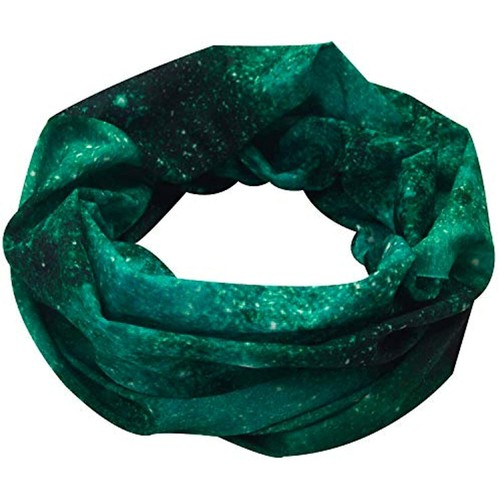 Bandana senza cuciture Obacle per Rave Face polvere vento sole, cielo stellato nero ciano - Foto 7 di 8