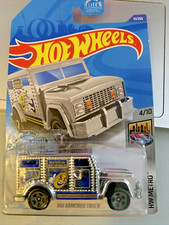 2020 Hot Wheels #31 HW Metro 4/10 ARMORED TRUCK Chrome w/Gray 5 Spoke Wheels