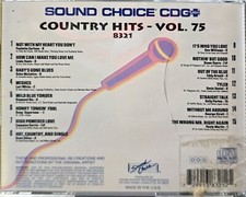 SC8321   COUNTRY HITS  SOUND CHOICE KARAOKE LOT VA