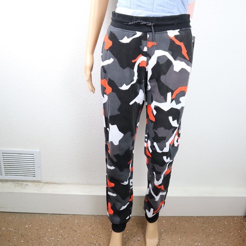 Southpole men's joggers sz XL (18-20) black orange camouflage nwt