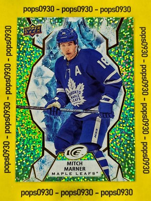 Mitch Marner, Toronto Maple Leafs, 2022, UD Ice, green, #100