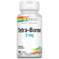 Tabletas Solaray Tetra Boro 3 mg | 100 unidades