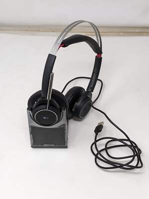 Poly Voyager Focus UC Wireless Headset for Computer Charge Stand