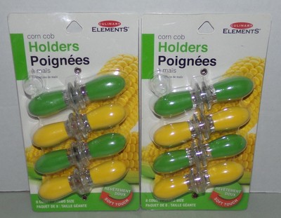16 Culinary Elements Corn On The Cob Holders Jumbo Picks Skewers Item #12470 NEW