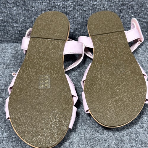 Fabkids Toddler Girl's Knot Strap Sandal in Pink, Size 13 - Picture 4 of 5