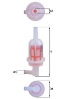Mahle KL 33 Kraftstofffilter FüR Abarth Alfa Romeo Audi BMW Chevrolet CitroËN