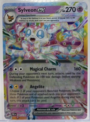 Pokémon TCG - Sylveon ex Double Rare Prismatic Evolutions - 041/191 - M/NM ENG