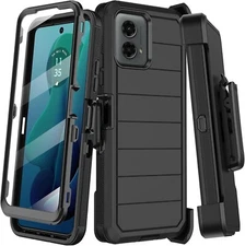 For Motorola Moto G 5G / G Power 5G 2025 Case Belt Clip Holster Protector Cover