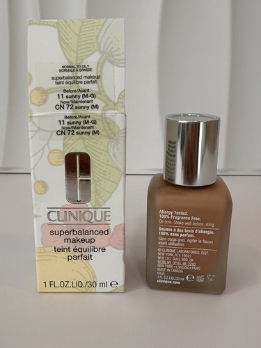 Clinique Superbalanced Make-up 11 Sunny CN 72 Sunny (M) Neu im Karton 1oz - Bild 5 von 5