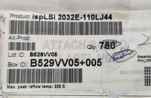 (1 PC) ispLSI2032E-110LJ44 LATTICE - Picture 3 of 3