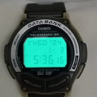 時計 90s casio data bank 120 1990s | Casio Watch 50th Anniversary