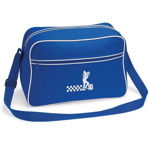 Ska Man Retro Shoulder Bag With Embroidered Fist Logo. Mod. Ska. Two Tone - Picture 7 of 11