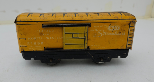 Marx 51998 C&NW boxcar - O Gauge 6 Inch 4 Wheel - Parts/Repair