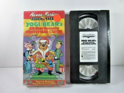 YOGI BEAR S  All-Star Comedy Christmas Caper VHS 1989 ANIMATED Hanna Barbara