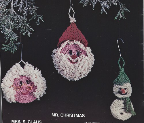 Christmas-Time Crochet ~ Plaid 7317 by Sue Penrod - 26 Ornaments - Picture 2 of 4