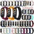 Nylon/Silicone/Metal Strap Band For Xiaomi Mi Band 10 9 NFC Smart Watch Bracelet