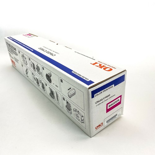 OKI Original Magenta Tonerkassette C9600/C9800 Original-Zubehör-Hersteller Neu in OVP - Bild 3 von 5