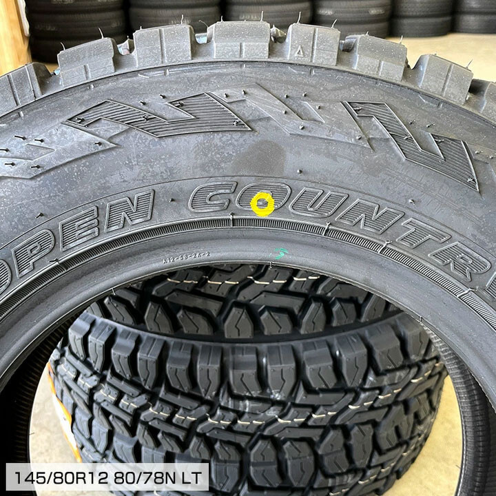 Toyo Open Country R/T 145/80R12 Snow Mud Suv Tire Off Road