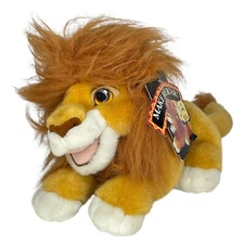 Disney Lion King Roaring Simba Puppet Plush Mattel Vtg 1993 w/Tag Works
