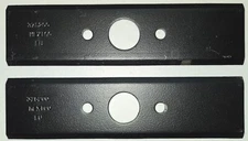 (2) Shindaiwa 80419 7 3/4" Long 1" Arbor Hole Beveled Edger Blades, Lot of 2