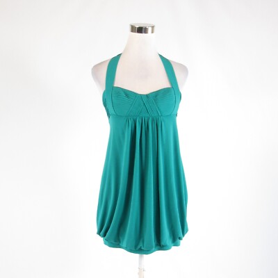 Teal empire waist dress cheap