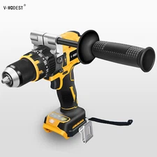 1/2" Cordless Brushless Hammer Drill Impact Driver Compatible DeWalt 20V Battery