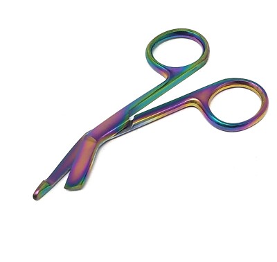 1 Piece Lister Bandage Nurse Scissors - 4.5" Multi Titanium Color - Foto 13