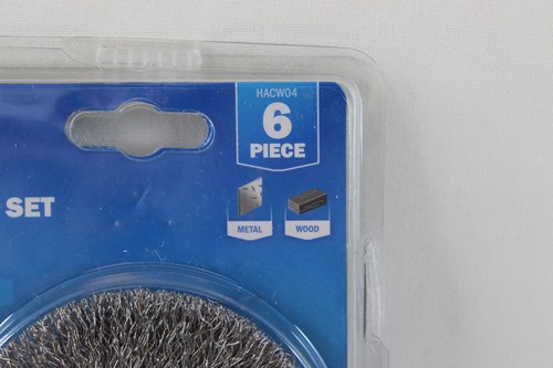 Hart 6-Piece Model HACW04 Wire Wheel Brush Set ** New in Open Package - Picture 5 of 7