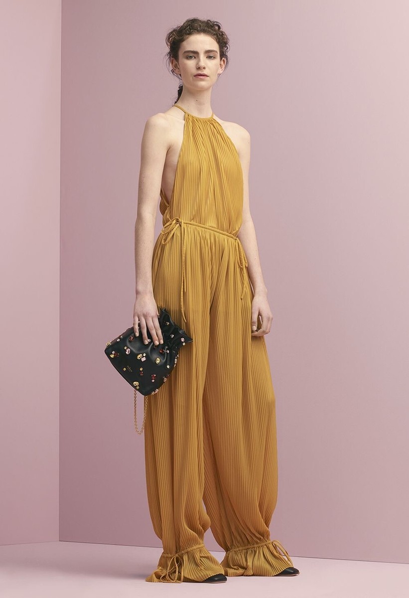 Blouse Jaune Brillante Mulberry Kate Jersey - Taille EU 40 (UK 8/10), Sans Manches, Neuve Avec étiquette